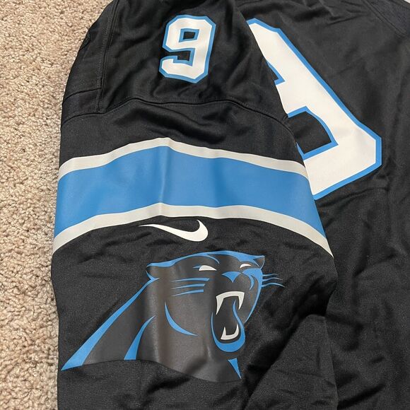 Carolina Panthers Jersey Matt Corral XXL Black 9 Nike On Field Keep Pounding NFL - Picture 5 of 9